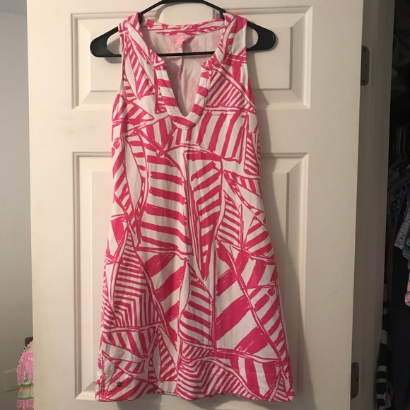 Lilly Pulitzer Dresses & Skirts - *TRADE* Lilly Pulitzer pink Estrada yacht dress